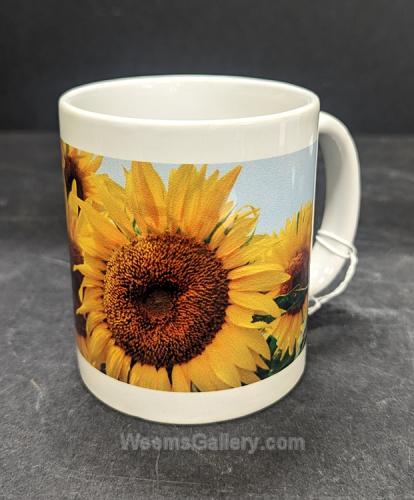 Mug 5 Sunflowers by Janet Haist